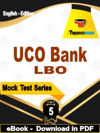 UCO Bank LBO Test PDF Book In English - Practice Set
