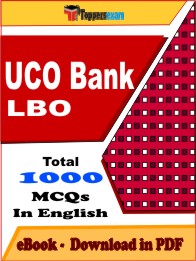 UCO Bank LBO PDF Book In English - MCQ / Objective Questions
