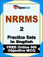 NRRMS Exam Book in English - Question Paper / Practice Set