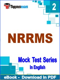 NRRMS Exam PDF Book In English - Question Paper