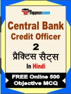 Central Bank Credit Officer Book in Hindi - Question Paper / Practice Set