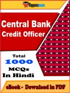 Central Bank Credit Officer PDF Book In Hindi - MCQ / Objective Questions