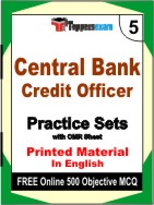 Central Bank Credit Officer Book in English - Mock Test / Practice Set