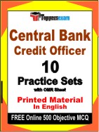 Central Bank Credit Officer Book in English - Practice Set