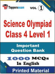 Science Olympiad Class 4 (Level-1) Book in English - Objective MCQ (VOL.1)