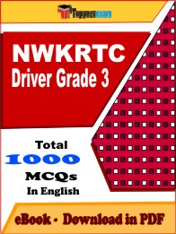 NWKRTC Driver Grade 3 Exam PDF Book In English - MCQ / Objective Questions