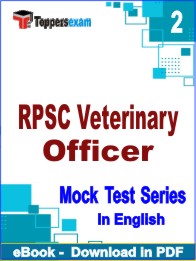 RPSC Veterinary Officer Exam PDF Book In English - Question Paper