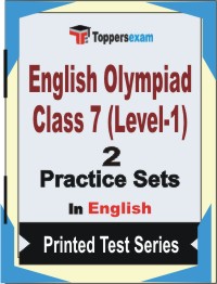 English Olympiad Class 7 (Level-1) Book in English - Question Paper / Practice Set