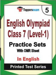 English Olympiad Class 7 (Level-1) Book in English - Mock Test / Practice Set