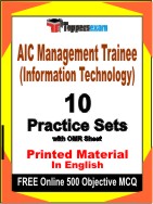 AIC Management Trainee (Information Technology) Book in English - Practice Set