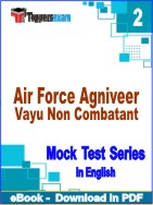 Air Force Agniveer Vayu Non Combatant Test PDF Book In English - Question Paper