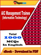 AIC Management Trainee (Information Technology) PDF Book In English - MCQ / Objective Questions