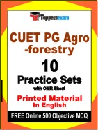 CUET PG Agro-forestry Book in English - Practice Set