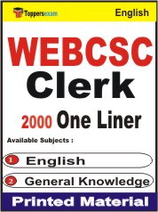 WEBCSC Clerk One Liner Book in English