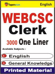 WEBCSC Clerk One Liner Book in English
