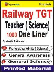 Railway TGT Teacher (Science) One Liner Book in English