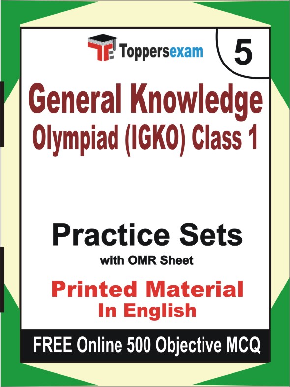 General Knowledge Olympiad Class 1 Exam Book in English - Mock Test / Practice Set