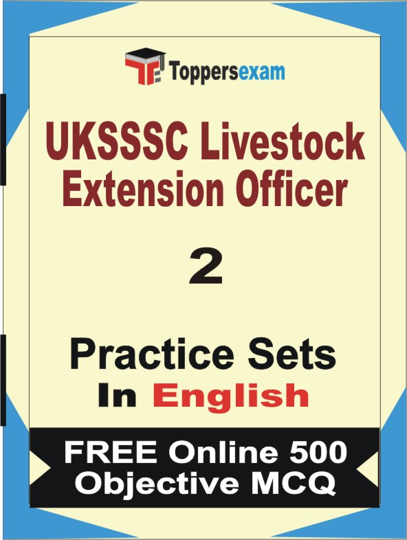 UKSSSC Livestock Extension Officer Exam Book in English - Question Paper / Practice Set