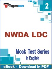 NWDA LDC Exam PDF Book In English - Question Paper