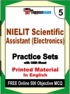 NIELIT Scientific Assistant (Electronics) Studies Book in English - Mock Test / Practice Set