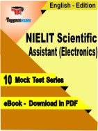 NIELIT Scientific Assistant (Electronics) Studies Test PDF Book In English - Mock Test/Practice Set