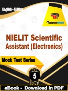 NIELIT Scientific Assistant (Electronics) Studies Test PDF Book In English - Practice Set