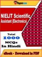 NIELIT Scientific Assistant (Electronics) Studies PDF Book In Hindi - MCQ / Objective Questions