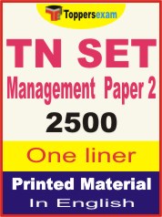 TN SET Management Paper 2 One Liner Book in English