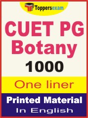 CUET PG Botany One Liner Book in English