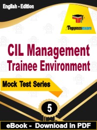 CIL Management Trainee Environment Exam PDF Book In English - Practice Set