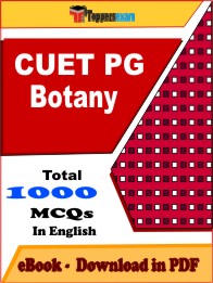 CUET PG Botany Exam PDF Book In English - MCQ / Objective Questions