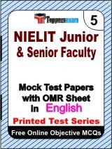 NIELIT Junior & Senior Faculty Exam Mock Test Papers (Book) in English