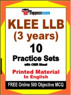 KLEE LLB (3 years) Book in English - Practice Set