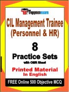 CIL Management Trainee (Personnel & HR) Book in English - Practice Set
