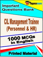 CIL Management Trainee (Personnel & HR) Book in English - Objective MCQ