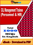 CIL Management Trainee (Personnel & HR) PDF Book In English - MCQ / Objective Questions