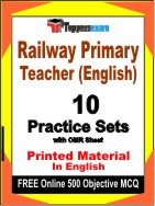 Railway Primary Teacher (English) Book in English - Practice Set