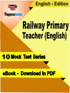 Railway Primary Teacher (English) Test PDF Book In English - Mock Test/Practice Set