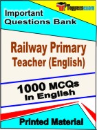 Railway Primary Teacher (English)  Book in English - Objective MCQ