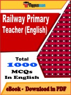 Railway Primary Teacher (English) PDF Book In English - MCQ / Objective Questions