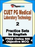 CUET PG Medical Laboratory Technology Book in English - Question Paper / Practice Set