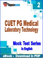 CUET PG Medical Laboratory Technology Test PDF Book In English - Question Paper