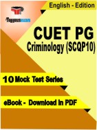 CUET PG Criminology (SCQP10) Test PDF Book In English - Mock Test/Practice Set