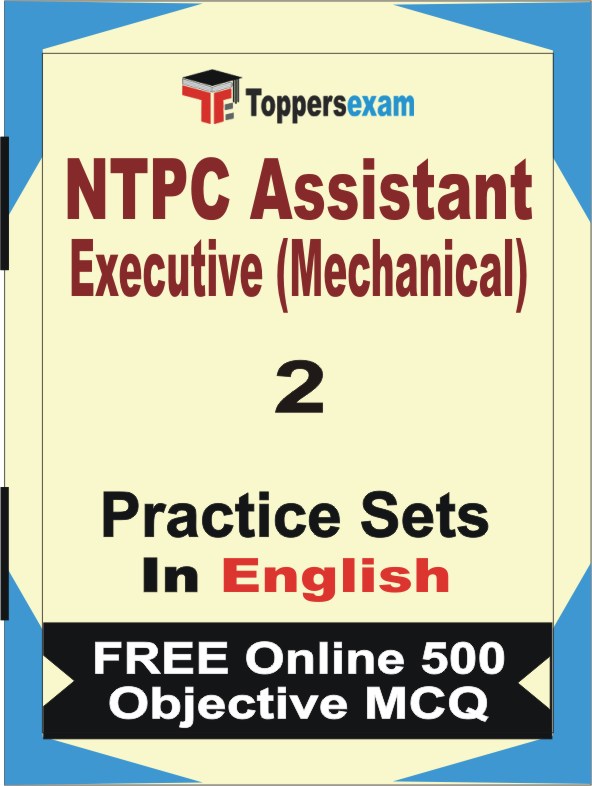 NTPC Assistant Executive (Mechanical) Exam Book in English - Question Paper / Practice Set
