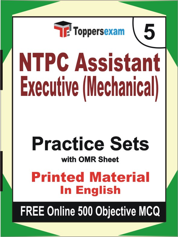 NTPC Assistant Executive (Mechanical) Exam Book in English - Mock Test / Practice Set