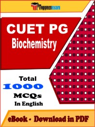 CUET PG Biochemistry Exam PDF Book In English - MCQ / Objective Questions