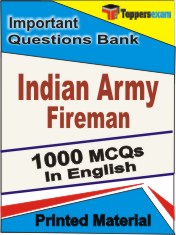 Indian Army Fireman Book in English - Objective MCQ