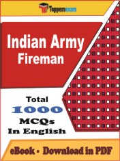 Indian Army Fireman PDF Book In English - MCQ / Objective Questions