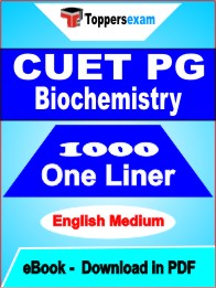 CUET PG Biochemistry One Liner Book PDF in English