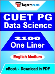 CUET PG Data Science One Liner Book PDF in English
